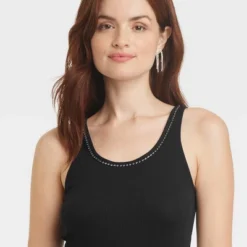 Women's Jeweled Neckline Tank Top - A New Day™ -Avenue Sale Store GUEST e7ec0ff2 1f0f 4d76 ad84 e7a71c520898