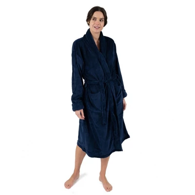 Leveret Womens Fleece Robe 5 Leveret Womens Fleece Robe - Image 5