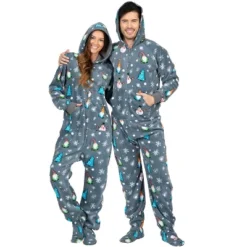 Footed Pajamas - Merry Gnomes Adult Hoodie Fleece Onesie 7 Footed Pajamas - Merry Gnomes Adult Hoodie Fleece Onesie -Avenue Sale Store GUEST e8ce68d9 da1c 4d9c a4f5 cabbe44730e2