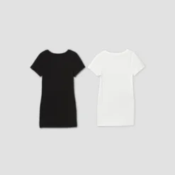 Short Sleeve Non-Shirred 2pk Bundle Maternity T-Shirt - Isabel Maternity By Ingrid & Isabelâ„¢