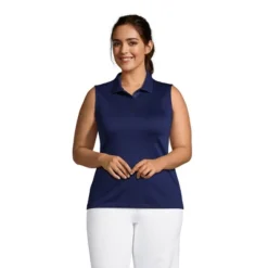Lands' End Women's Sleeveless Supima Cotton Polo Shirt 10 Lands' End Women's Sleeveless Supima Cotton Polo Shirt -Avenue Sale Store GUEST eba94833 a448 4e9f b256 56abb58e5c21
