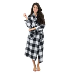 Leveret Womens Flannel Robe -Avenue Sale Store GUEST ed4479b2 9482 4c53 9066 98ef75aa6382