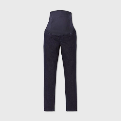 Over Belly Maternity Jeggings - Isabel Maternity By Ingrid & Isabel™ Dark Wash 2 Over Belly Maternity Jeggings - Isabel Maternity By Ingrid & Isabel™ Dark Wash - Image 2