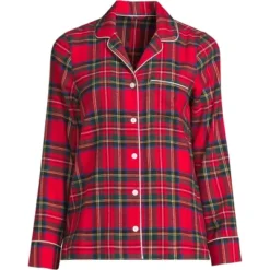 Lands' End Women's Long Sleeve Print Flannel Pajama Top 23 Lands' End Women's Long Sleeve Print Flannel Pajama Top -Avenue Sale Store GUEST f07f8644 6f73 4292 8063 7c45f3f8eb40 1