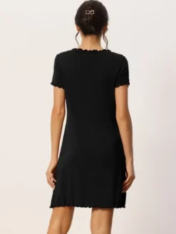 Cheibear Women's Sleepshirt Short Sleeve Ruffle Loungewear Nightshirts 8 Cheibear Women's Sleepshirt Short Sleeve Ruffle Loungewear Nightshirts -Avenue Sale Store GUEST f0a2bcad 6388 40d5 b159 550311c725c3