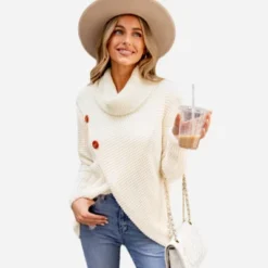 Women's Buttoned Turtleneck Wrap Sweater - Cupshe 11 Women's Buttoned Turtleneck Wrap Sweater - Cupshe -Avenue Sale Store GUEST f0a48b6b ae6d 4e13 8a59 21f81dc45998