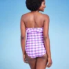 Ruffle One Piece Maternity Swimsuit - Isabel Maternity By Ingrid & Isabel™ Purple Gingham