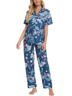 Cheibear Womens 2pcs Floral Button Down Pajama Set Nightwear Sleepwear 25 Cheibear Womens 2pcs Floral Button Down Pajama Set Nightwear Sleepwear -Avenue Sale Store GUEST f5f8e766 046a 443f a618 4bb94e33360a