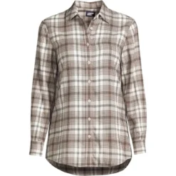 Lands' End Women's Tall Flannel Boyfriend Fit Long Sleeve Shirt 15 Lands' End Women's Tall Flannel Boyfriend Fit Long Sleeve Shirt -Avenue Sale Store GUEST f687b912 9970 43cc 9b50 9c60a19fbd41