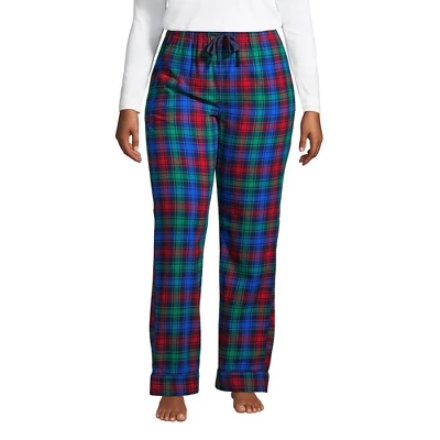 Lands' End Women's Print Flannel Pajama Pants 3 Lands' End Women's Print Flannel Pajama Pants - Image 3