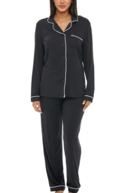 Women's Soft Knit Jersey Pajamas Lounge Set, Long Sleeve Top And Pants With Pockets 21 Women's Soft Knit Jersey Pajamas Lounge Set, Long Sleeve Top And Pants With Pockets -Avenue Sale Store GUEST f845048d af46 45c6 a8aa 51073603b08a