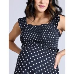 Women's Ruffle Sleeve Detail Maternity Top | Motherhood Maternity -Avenue Sale Store GUEST fa35ac5b 4fca 4ac0 843c 39dd71d7b9e3