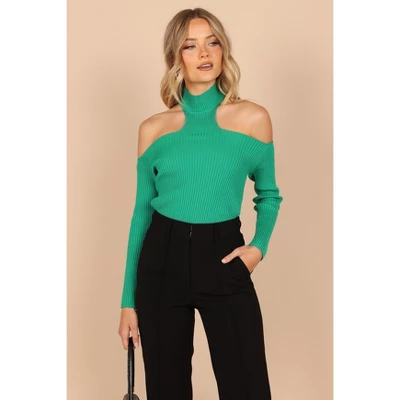 Petal And Pup Womens Kayden Cold Shoulder Cut Out Knit Sweater 6 Petal And Pup Womens Kayden Cold Shoulder Cut Out Knit Sweater - Image 6