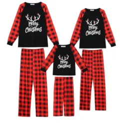 Cheibear Christmas Deer Loungewear Long Sleeves Tee Plaid Pants 2 Piece Family Pajama Sets 7 Cheibear Christmas Deer Loungewear Long Sleeves Tee Plaid Pants 2 Piece Family Pajama Sets -Avenue Sale Store GUEST fb2a37f6 3572 4079 a6e5 85102d09d3d4