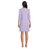 Lands' End Women's Pointelle Rib 3/4 Sleeve Knee Length Nightgown
